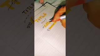Easy Title ideas for bullet journal and notes💗✨#shorts#headers#titleideas#title#bujo#notes#aesthetic News