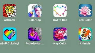 Artbook,Color Pop,Dot to Dot,Zen Color,Rainbow Color by Number,Photo by Number,Color by Numbers screenshot 5