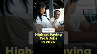Highest Paying Tech Jobs in India 2026 | Which Tech Job Pays the Most in 2026? |#Shorts #Simplilearn