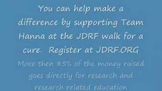Hanna's JDRF video