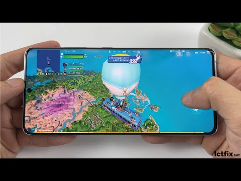 Samsung Galaxy S21 Ultra test game Fortnite | Exynos 2100 , 12GB RAM, 120Hz Display