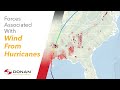 Forces Associated With Wind from Hurricanes
