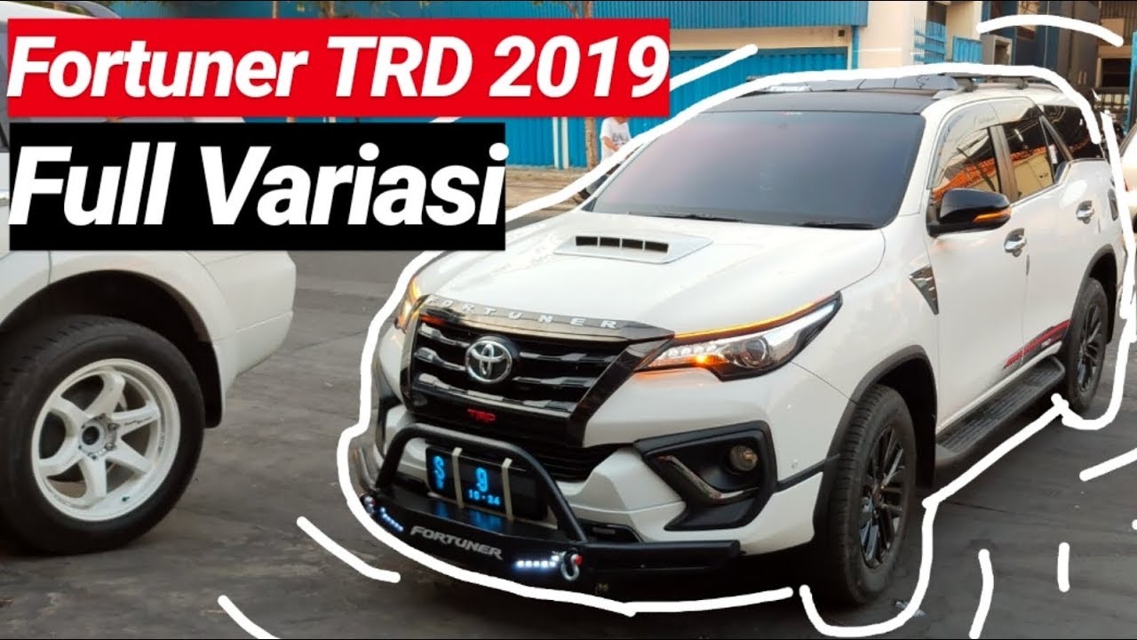 FULL VARIASI ALL NEW FORTUNER FERRARI VARIASI SURABAYA YouTube