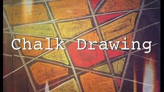 Chalk Drawing: Geometric Shapes