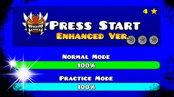 Press Start Enhanced (100% all coins) - Geometry Dash Subzero