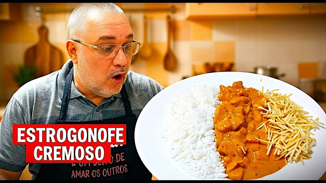 ESTROGONOFE DE FRANGO CREMOSO E FÁCIL | RECEITA CASEIRA PASSO A PASSO