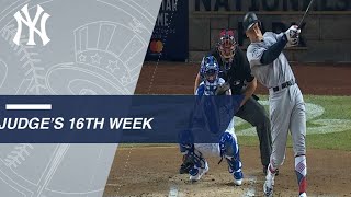 All-Star home run highlights Judge's 16th week