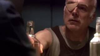 Battlestar Galactica  - Best scene - Bill Adama vs Saul Tigh Resimi