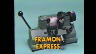 Framon Code Machine - Precision Key Machines For The Professional Locksmith           * 1992 * VHS *