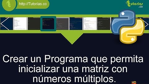 arrays – python (inicializar matriz con números multiplos)