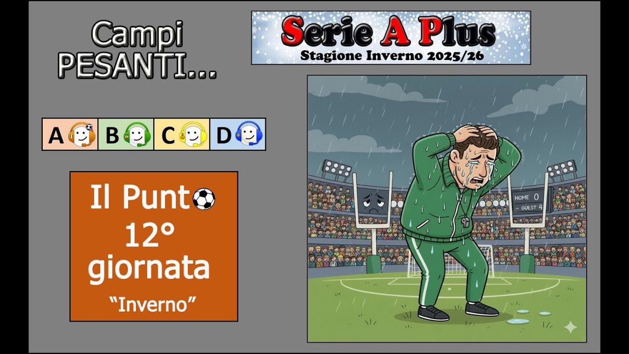 Il Punto 📊 [12ª giornata] Classifica, MVP e Coppa Italia _ Serie A Plus Inverno 2025_26