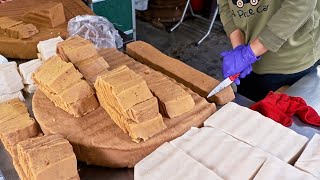 Amazing Street Food Collection in Taiwan-Rice Cake, Braised Pork Rice/熱門街頭小吃合集, 火婆煎粿, 腿庫飯, 蒸蛋湯-台灣美食