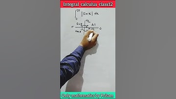 🔥🔥calculus class12🎯 integration mod sin x #maths #integration #ytshorts #youtubeshorts