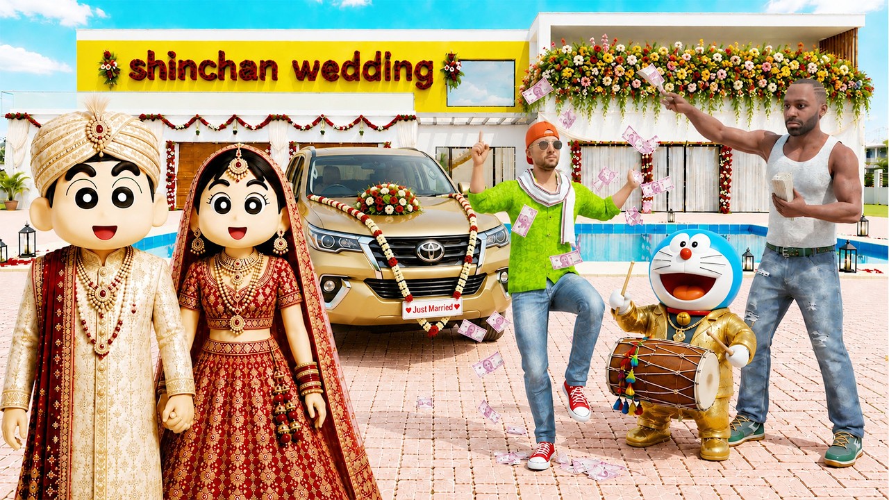 🤩 Shinchan Ki Sadhi Mai Modified Thar Car Purchase Krli 💥🤑 Indian Theft Auto Simulator Game 🎮🎯