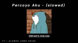 Percyoo Aku - (slowed) - Didik Budi ft. Cindy cntya