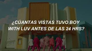 ¿Cúantas vistas tuvo Boy With Luv antes de las 24hrs?