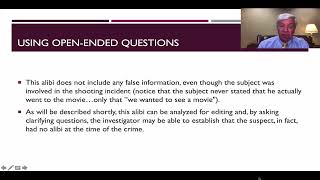 Using Open ended Questions Part One