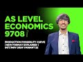How to Solve the Alevels AS Economics 9708 8-Marker (Production Possibility Curve) Oct/Nov 2024