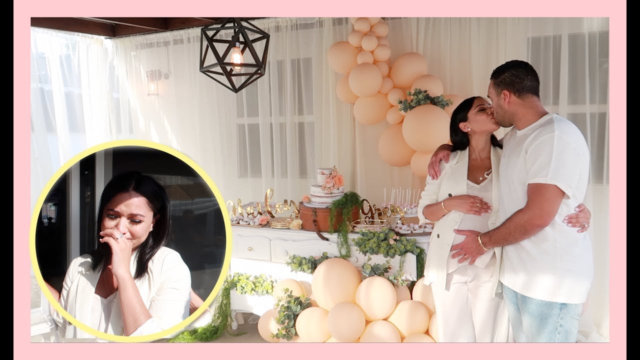 My Surprise Baby Shower! *EMOTIONAL* | Diana & Jose