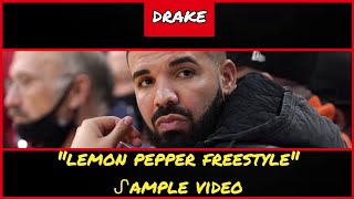 ᔑample Video: Lemon Pepper Freestyle by Drake ft Rick Ross (2021)