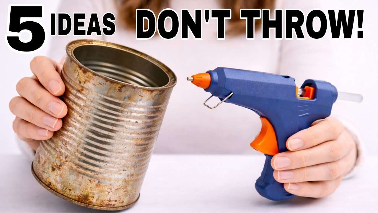 Don’t Throw Tin Cans! 5 GENIUS Transformations ♻️ Smart Kitchen Organizers & Budget Home Decor