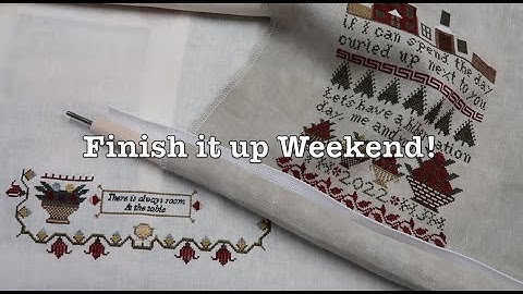 Off the Grid Needlearts - Finish it up Weekend!