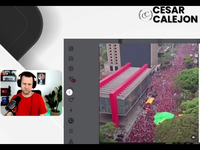 LULA ARRASTA MULTIDÃO NA AVENIDA PAULISTA E KÁSSIO NUNES CENSURA CANAL DE JANONES
