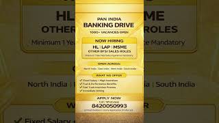 Pan India banking jobs drive!!!!!! #banking  #bankingjobs  #jobseekers  #bfsi