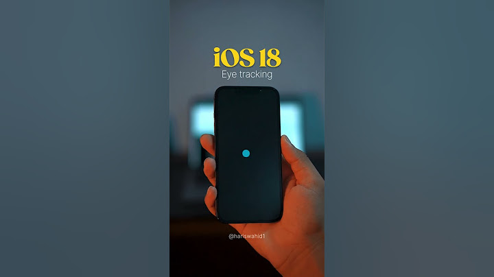 iOS 18 Eye Tracking Feature #ios18 #eyetracking #apple #ios18beta