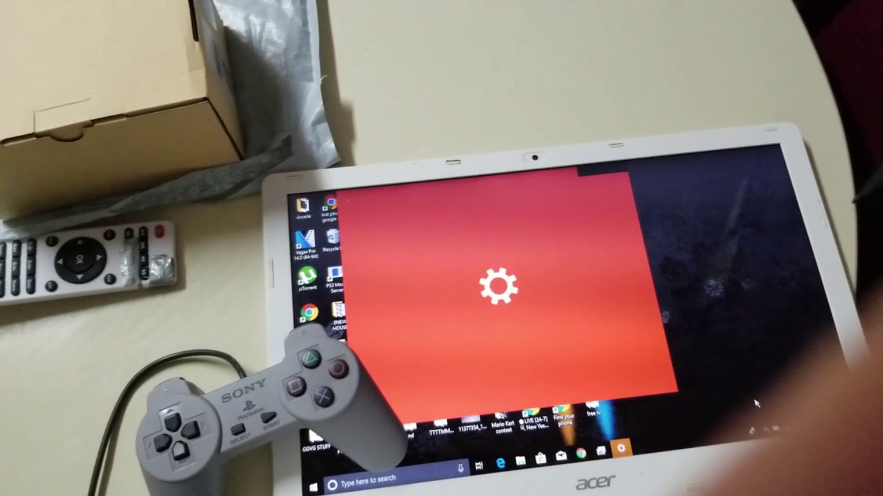 trying the PlayStation classic controller on other devices - YouTube