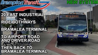 Brampton Transit | Ride on a 2008 Nova Bus LFS (0816) on the 20 East Industrial