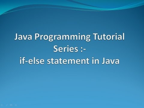 if-else statement in Java