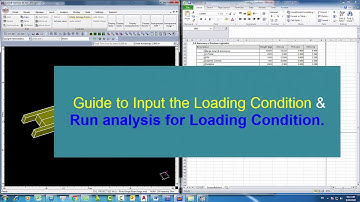 How to Input the Loading Condition in SACS stability & Maxsurf - Software training