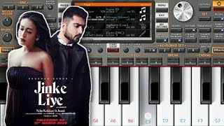Jinke Liye - Neha Kakkar | Mobile Instrumental Cover on ORG 2020 | Piano Star screenshot 2