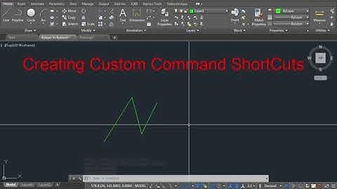 How To Create Your Own Custom Shortcuts Of Commands In AutoCAD In Hindi