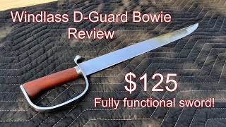Sword Review   Windlass DGuard Bowie