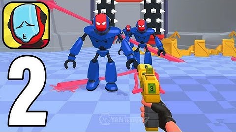 Tear Them All: Robot Fighting - Gameplay Walkthrough Part 2 Beat the evil robots (Android,iOS)