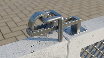 Automatic Sliding Gate Latch Design Idea