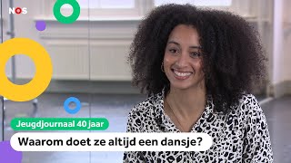 Presentator Evita beantwoordt vragen van kinderen