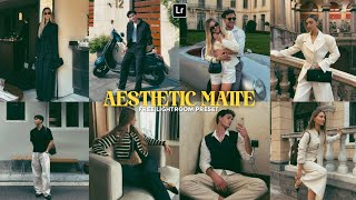 Aesthetic Matte Preset | Lightroom mobile Preset Free DNG | aesthetic look | lightroom preset screenshot 1