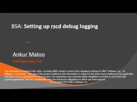 BSA: RSCD agent debug logging