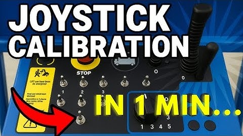 Genie boom lift joystick calibration in one minute