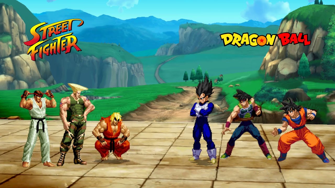 Street Fighter Team VS Dragon Ball Team || Mugen Battle Across The Universes || Abnormal Fighting ||