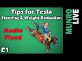 [Audio Fixed] Tips for Tesla E1 - Steering and Weight Reduction