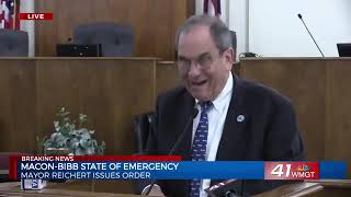 Mayor Reichert declares local state of emergency for Macon-Bibb