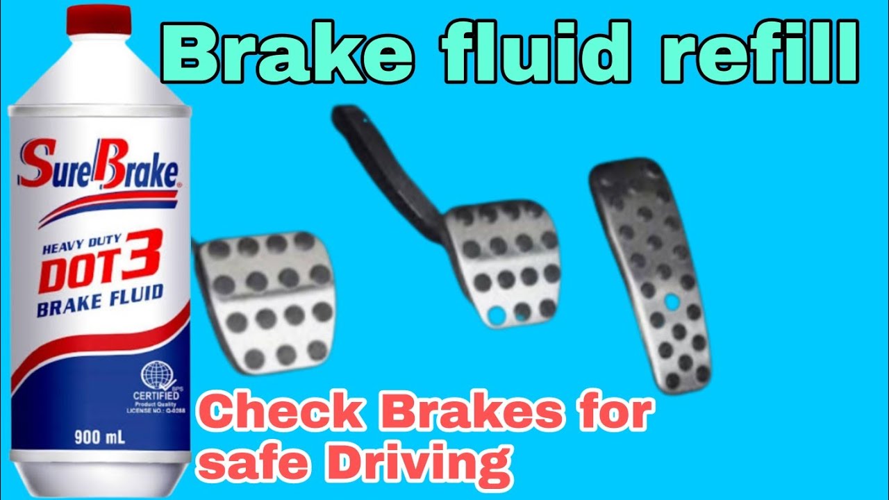 Malambot ang brake pedal? Check Brake fluid reservoir Brake fluid