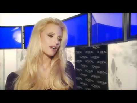 Michelle Hunziker: backstage pubblicit LOral 2010....