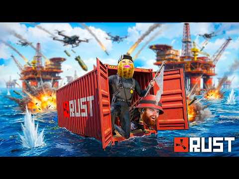 TheBurntPeanut Got CRUSHED at OIL RIG w/ HutchMF & More | RUST