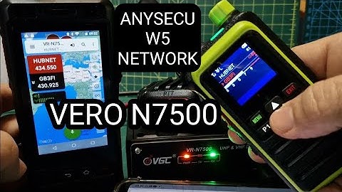 W5 Network Radio & VGC VR-N7500, 50 Watt Ham Radio