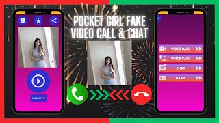 Pocket Girl fake video call & chat screenshot 4